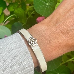 Stella & Dot hinged bangle bracelet